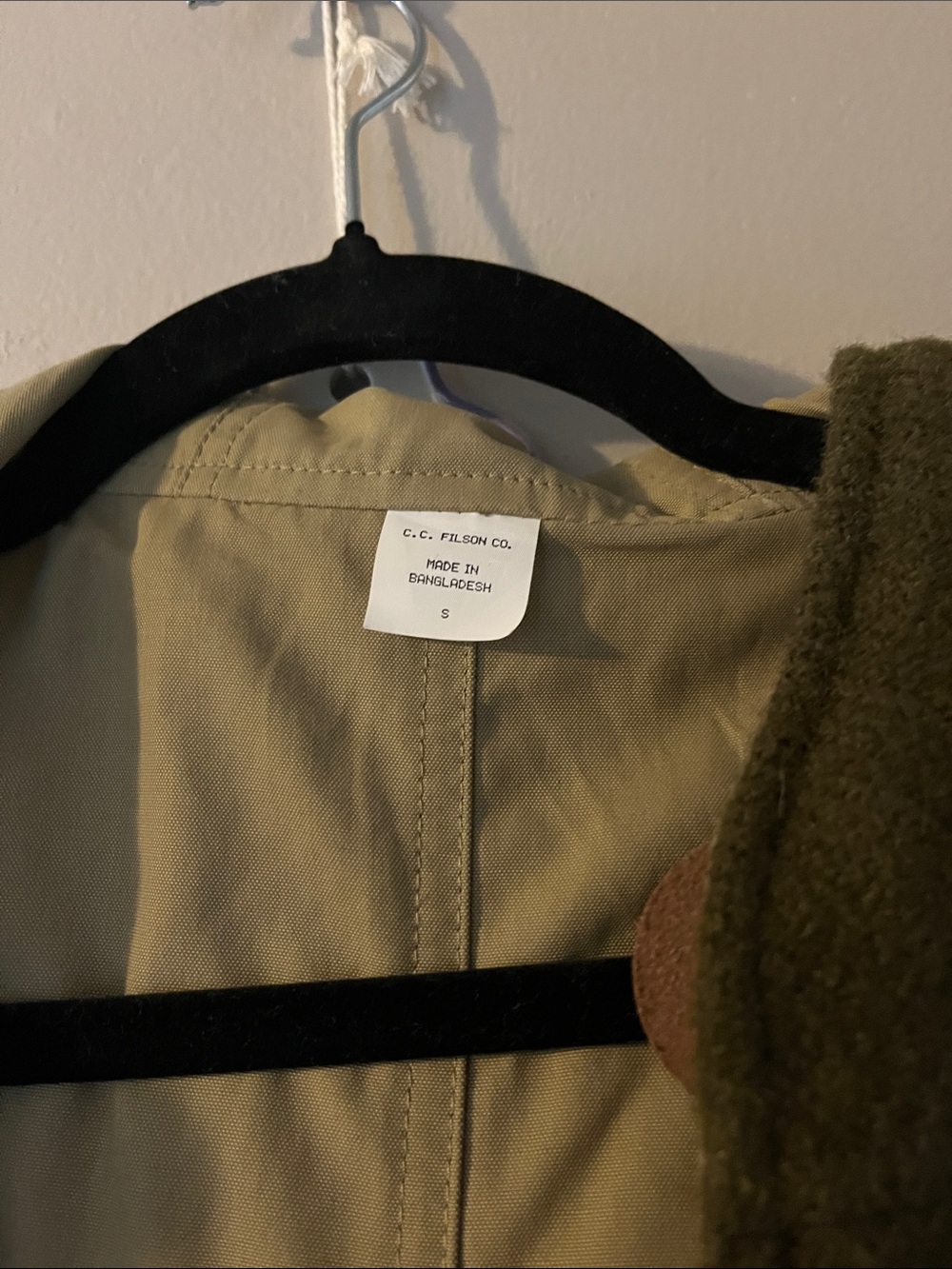 Filson Snohomish Olive Hooded Wool Jacket Sz S Like New Condition! - Picture 3 of 12